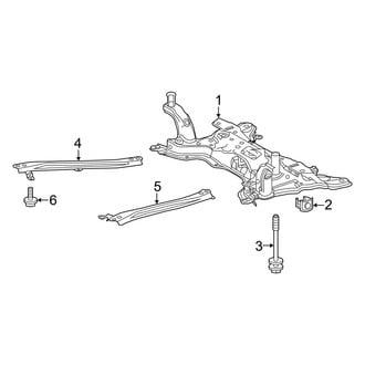 Toyota OE - Front Suspension - Suspension Mounting (Japan Built), (Sedan)