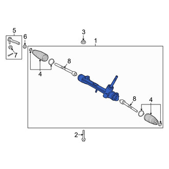 Toyota OE - Rack and Pinion Assembly