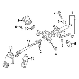 Toyota OE - Steering Column Assembly (Japan Built), (Sedan)