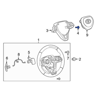 Toyota OE - Combination Switch Bolt