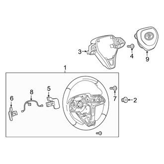 Toyota OE - Steering Wheel & Trim (USA Built)