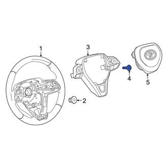Toyota OE - Steering Wheel Damper Screw
