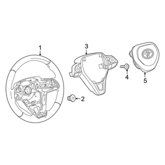 Toyota OE - Steering Wheel & Trim (Japan Built)