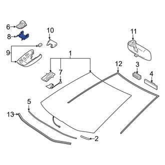 Toyota OE - Collision Avoidance Camera Bracket