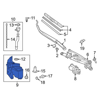 Toyota OE - Washer Fluid Reservoir