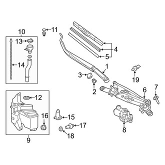 Toyota OE - Windshield - Wiper & Washer Components (Japan Built)