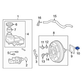 Toyota OE - Brake Pedal Push Rod