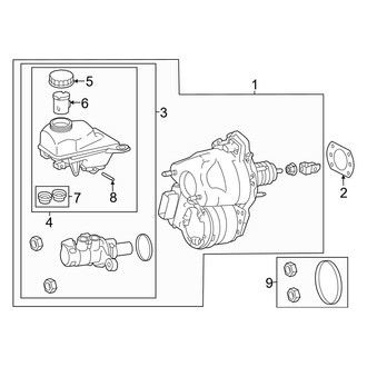 Toyota OE - Cowl - Components on Dash Panel (With Hybrid)