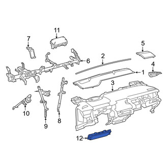 Toyota OE - Lower Instrument Panel Air Bag