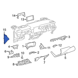 Toyota OE - Left Instrument Panel Side Cover