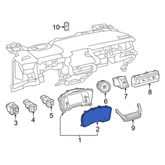Toyota OE - Instrument Panel Lens