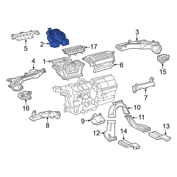 Instrument Panel Air Duct