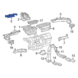 Toyota OE - Front Windshield Defroster Nozzle