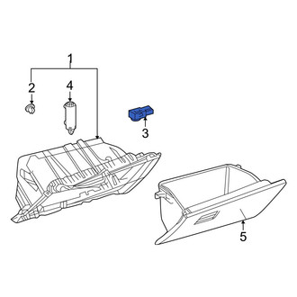 Toyota OE - Front Right Courtesy Light