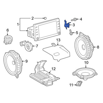 Toyota OE - Right GPS Navigation System Bracket