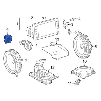 Toyota OE - Rear Speaker
