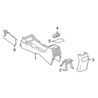 Toyota OE - Center Console (Lower Console & Components), (Sedan)