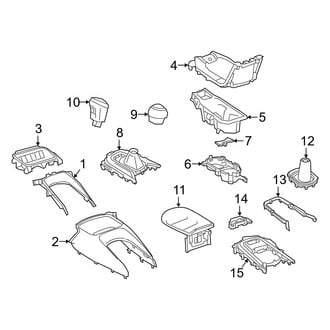 Toyota OE - Console (Upper Console & Components)