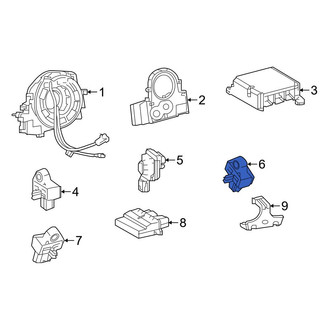 Toyota OE - Center Rear Air Bag Impact Sensor
