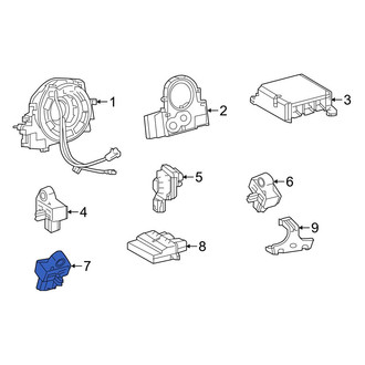 Toyota OE - Rear Air Bag Impact Sensor