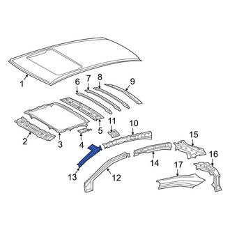 Toyota OE - Left Upper Inner Body A-Pillar