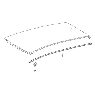 Toyota OE - Roof - Exterior Trim (Sedan)