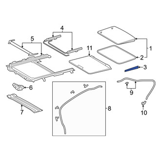 Toyota OE - Sunroof Molding