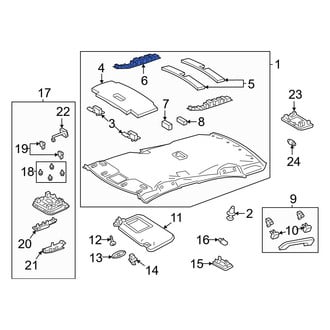 Toyota OE - Front Left Headliner Insulator
