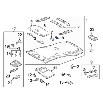 Toyota OE - Rear Headliner Insulator