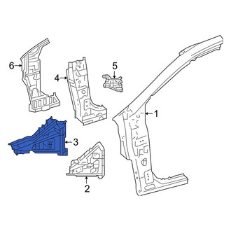 Toyota OE - Front Left Fender Apron Reinforcement