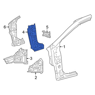 Toyota OE - Left Upper Body A-Pillar Reinforcement