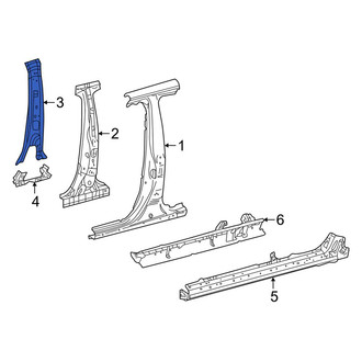 Toyota OE - Left Upper Body B-Pillar