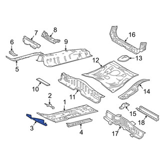 Toyota OE - Left Lower Firewall