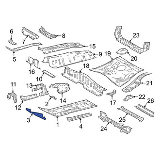 Toyota OE - Front Left Floor Extension