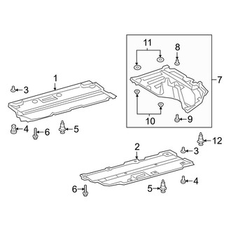 Toyota OE - Pillars, Rocker & Floor - Under Cover & Splash Shields (USA Built)