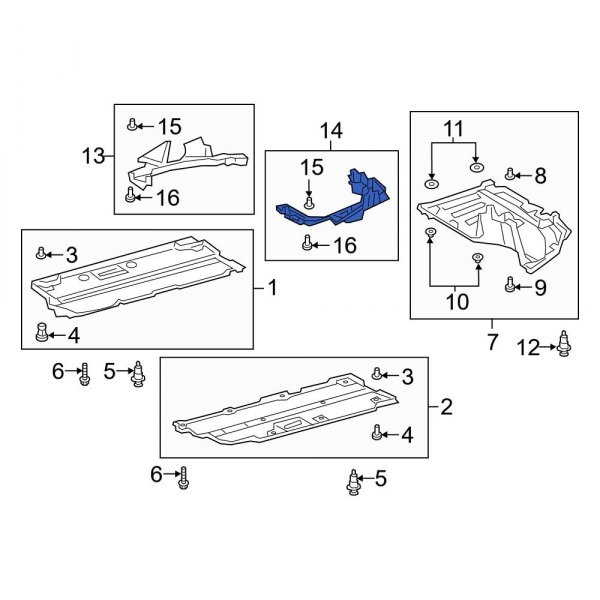 Floor Pan Splash Shield