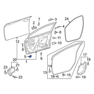 Toyota OE - Front Lower Door Shell Seal