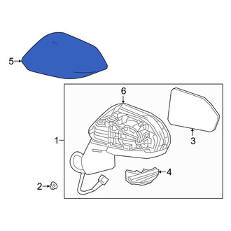 Toyota OE - Front Left Door Mirror Cover