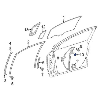 Toyota OE - Window Motor Nut