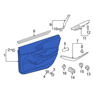 Toyota OE - Rear Left Inner Door Interior Trim Panel