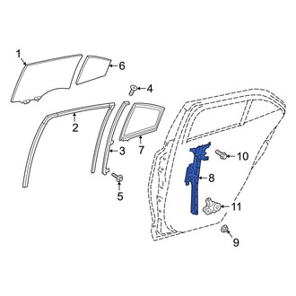 Toyota OE - Front Left Window Regulator