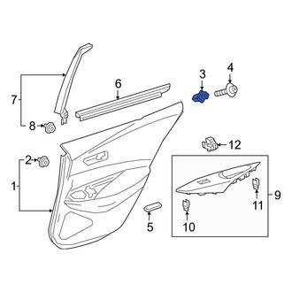 Toyota OE - Door Interior Trim Panel Grommet