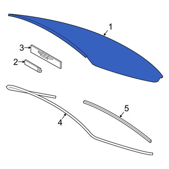 Toyota OE - Rear Back Glass
