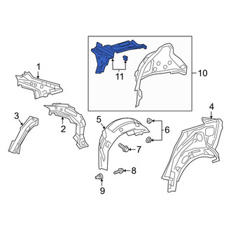 Toyota OE - Rear Right Package Tray Reinforcement