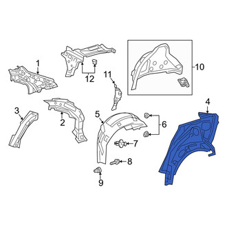 Toyota OE - Rear Right Outer Wheel Housing Side Panel