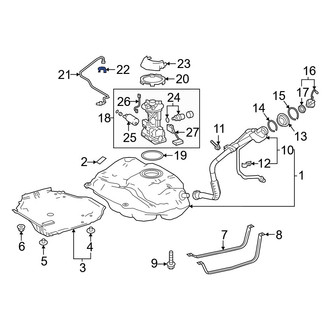 Toyota OE - Fuel Line Retainer