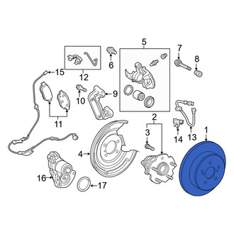 Toyota OE - Rear Disc Brake Rotor