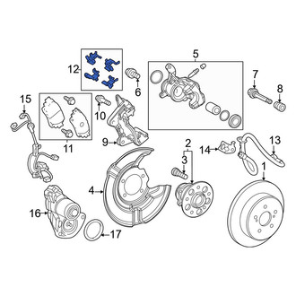 Toyota OE - Front Disc Brake Pad Set