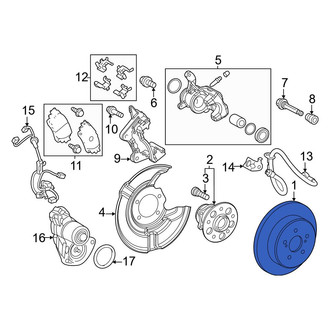 Toyota OE - Rear Disc Brake Rotor