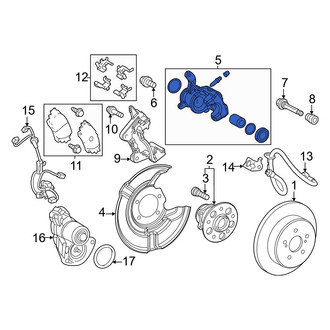 Toyota OE - Front Left Disc Brake Caliper